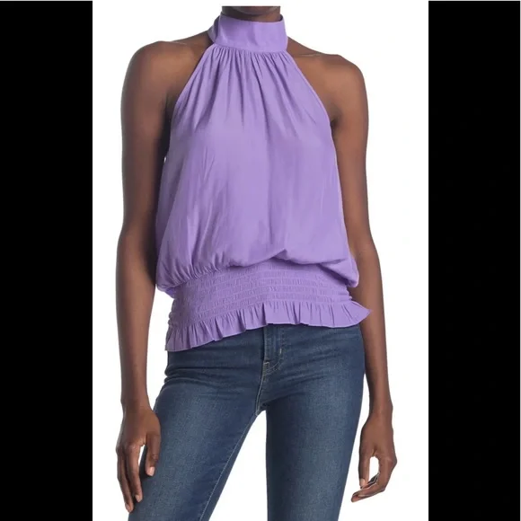 RAMY BROOK Rayna Smocked Blouse in Orchard - Picture 1 of 5